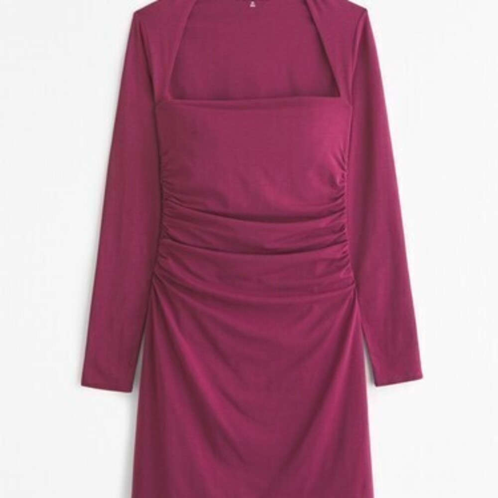 The A&F Ava Long-Sleeve Mini Dress